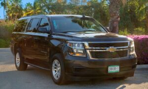 Black Suburban luxury car