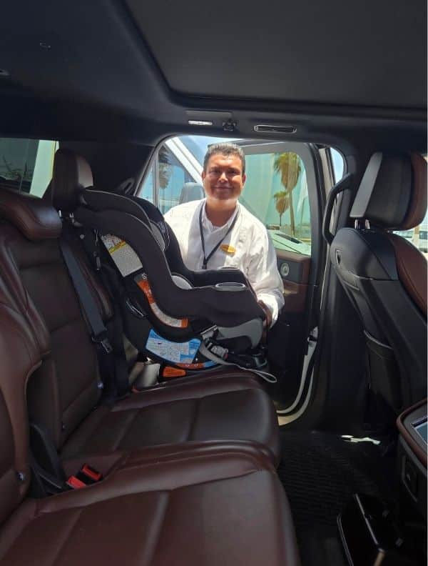 Cabo Transfers Car Seat Installation